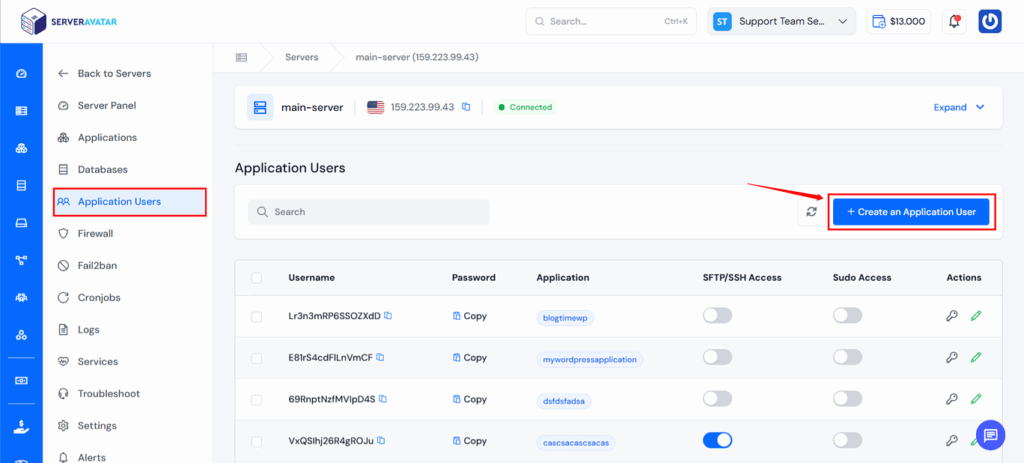 SSH Public key - ServerAvatar