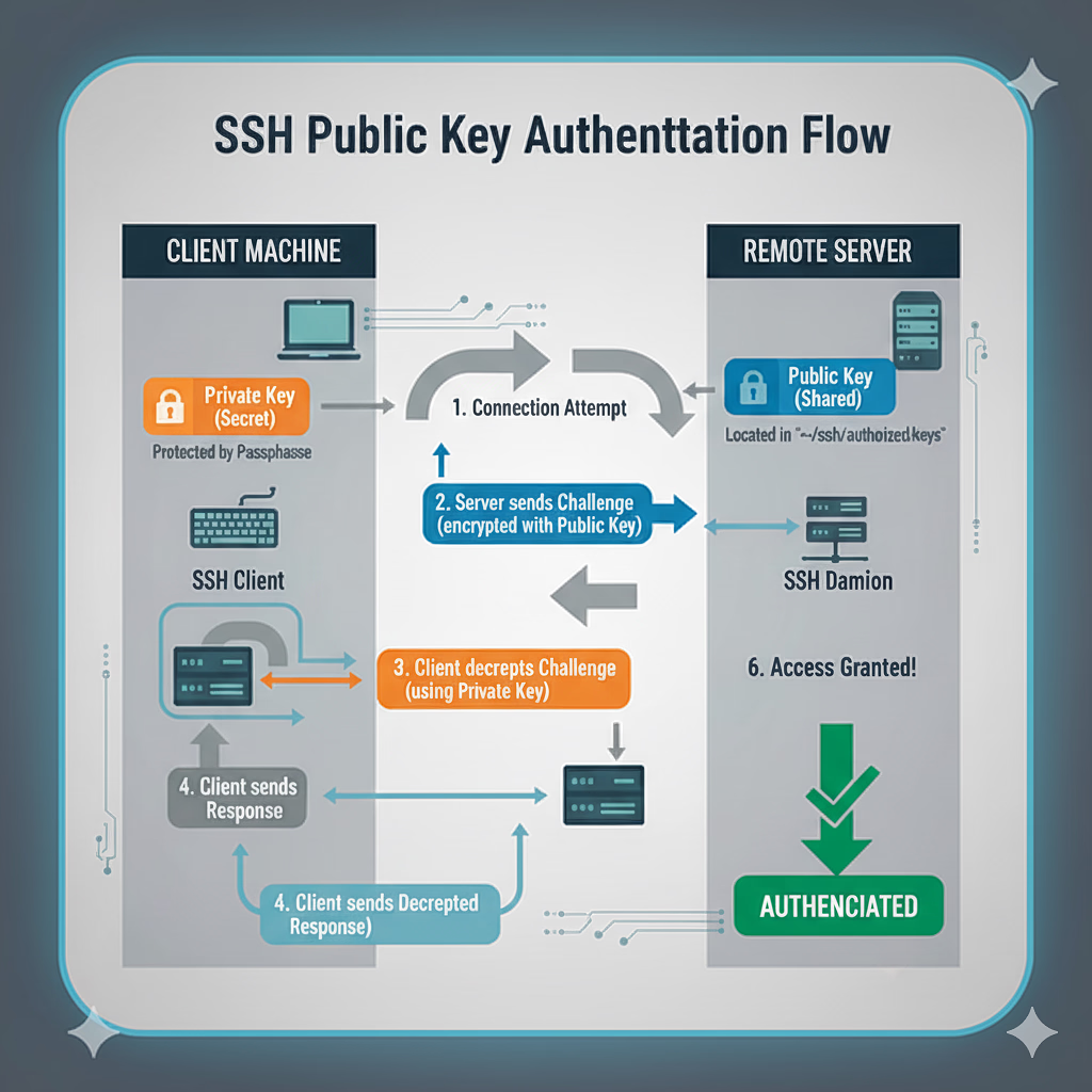 Public Key Authentication Flow - ServerAvatar
