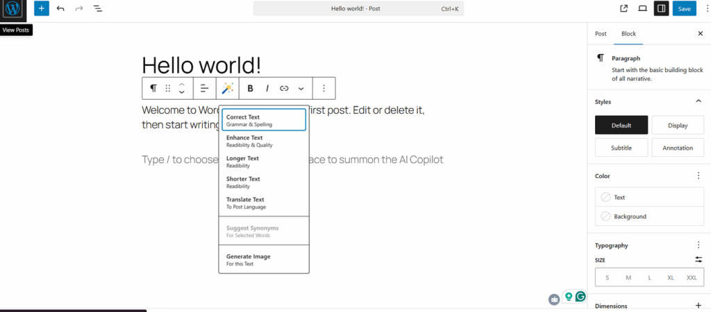 Use of Ai in text - ServerAvatar