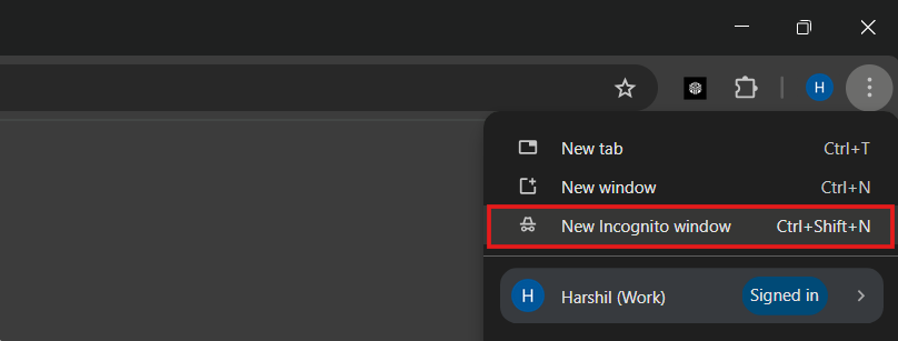 Chrome Incognito Mode - ServerAvatar