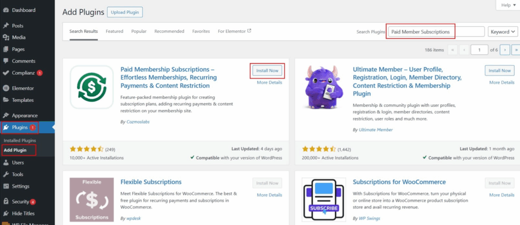 Paid Membership Plugin - ServerAvatar