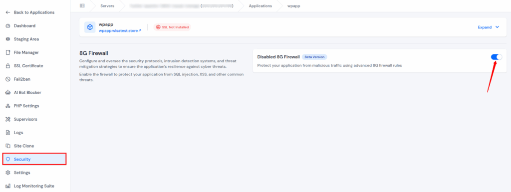 Security - ServerAvatar