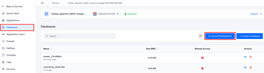 Dashboard - ServerAvatar