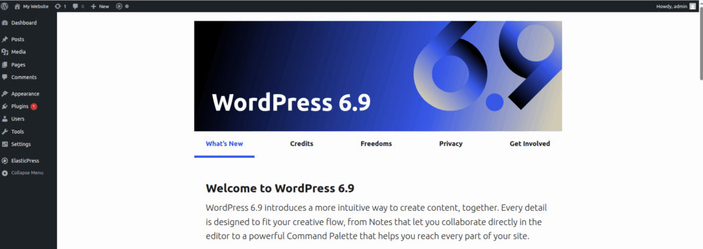 WordPress 6.9