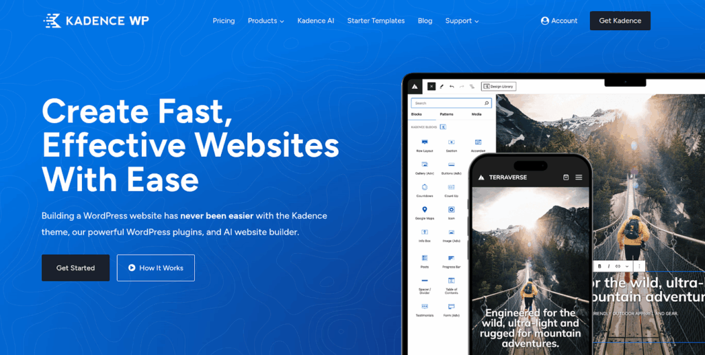 WordPress Affiliate Themes - Kadence