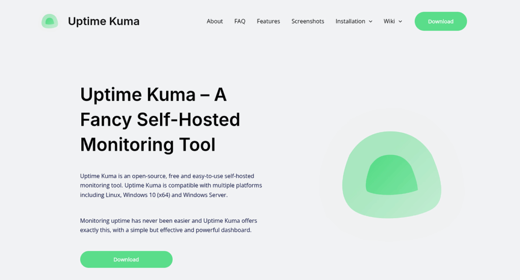 UptimeRobot alternatives - uptime kuma