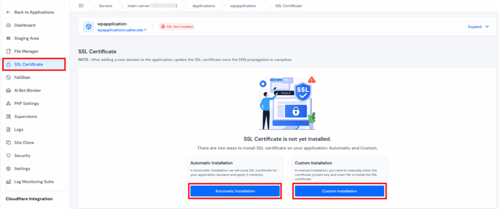 SSL - Managed Cloud Hosting Security