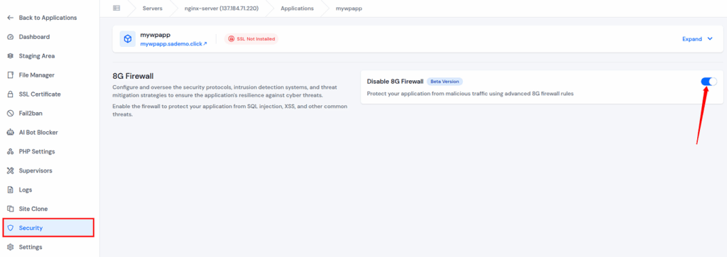 Security - Servervatar