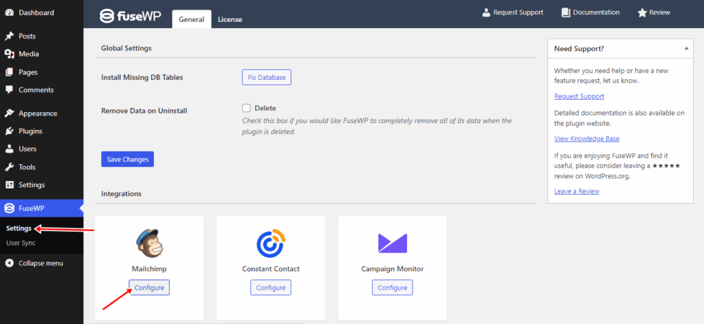 connect WordPress to CRM & email marketing platforms - ServerAvatar