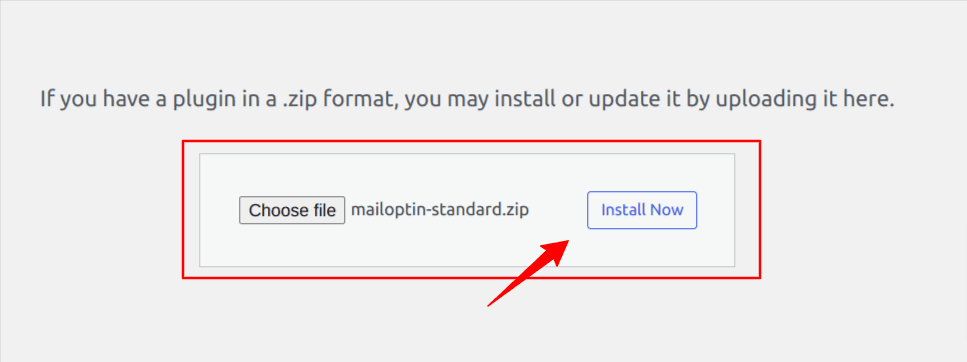 install mailoptin - ServerAvatar