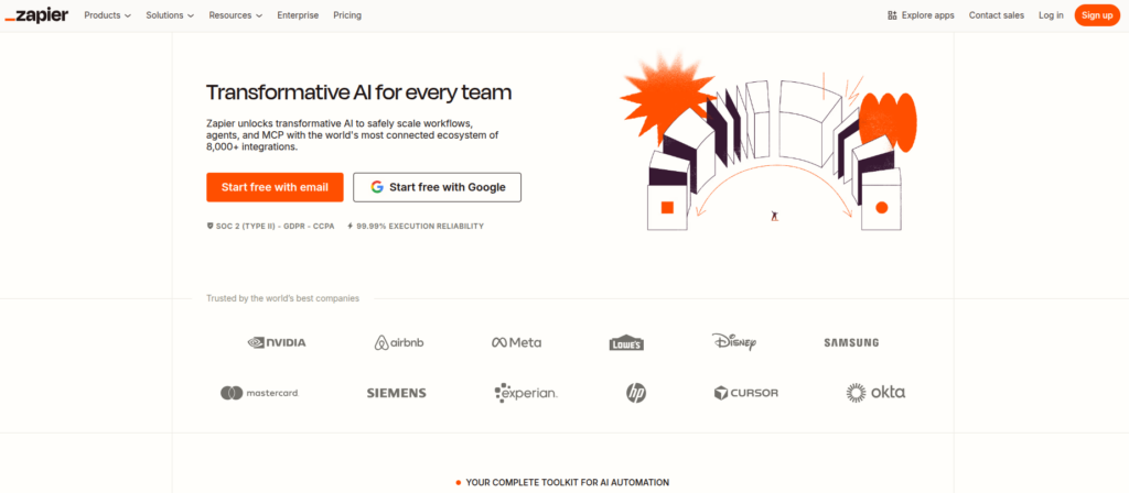 n8n vs Make vs Zapier - Zapier