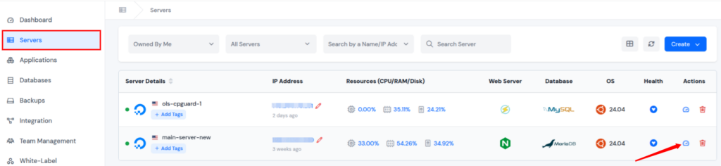 Server panel - Redis Full-Page Caching