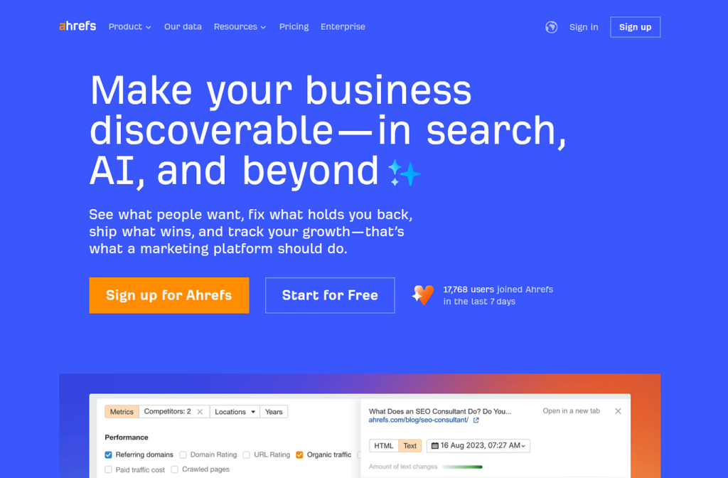 web crawlers - ahrefsbot