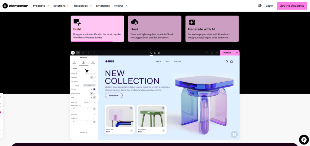 Divi vs Elementor - Elementor
