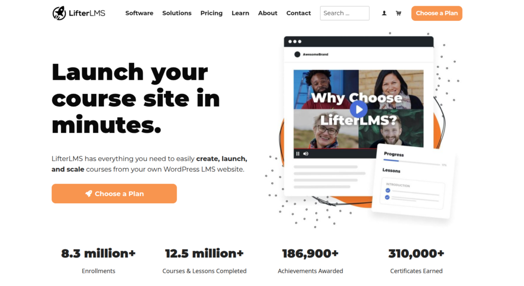 WordPress LMS plugins - LifterLMS