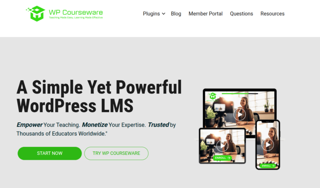 WordPress LMS plugins - WP Courseware