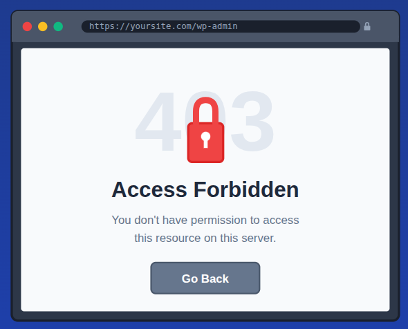 WordPress Errors - Forbidden 403 