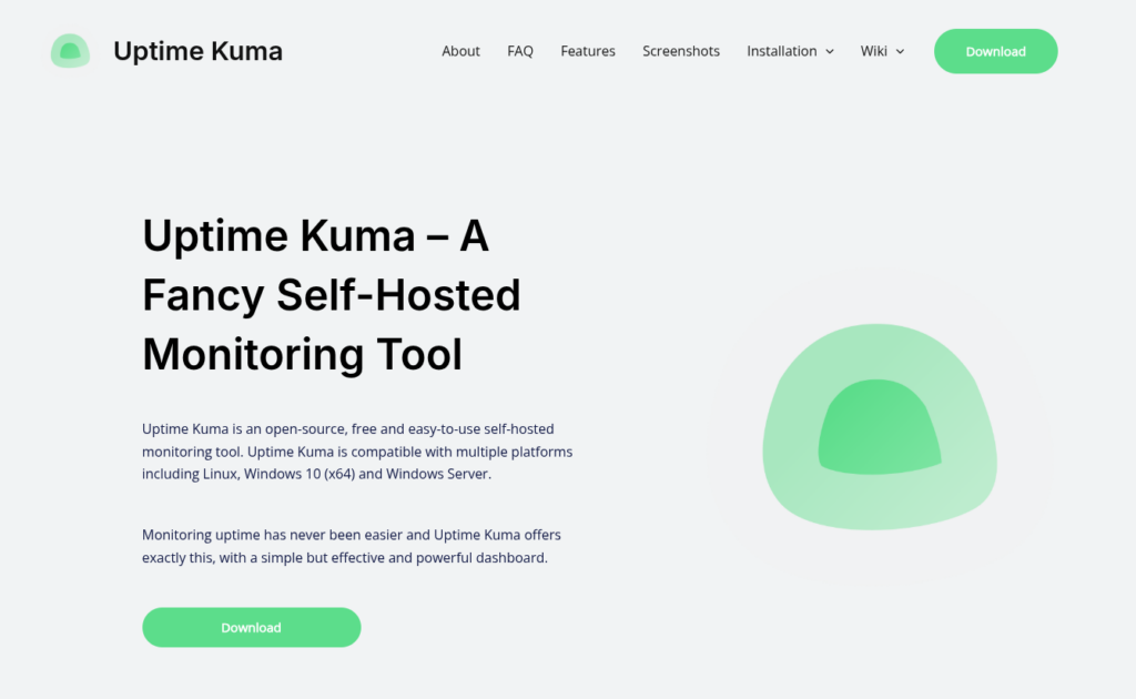 Uptime Kuma - Uptime monitoring