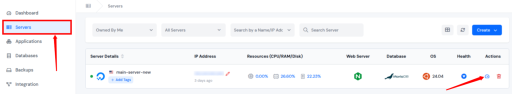 server dashboard - WordPress memory exhausted error
