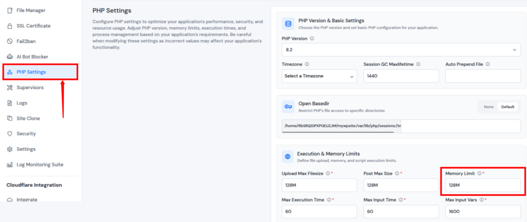 php settings - WordPress memory exhausted error