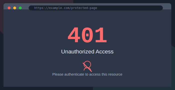 401 Unauthorized Error