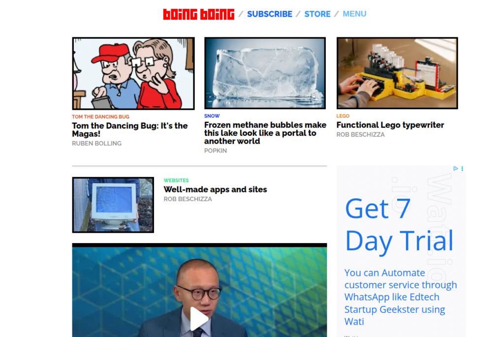 Boing Boing - WordPress blog examples