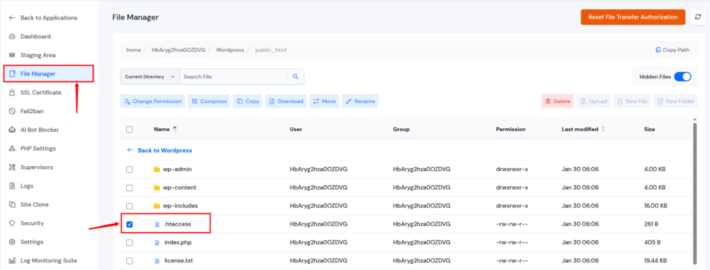 check and repair file - 403 Forbidden error