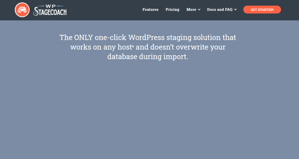 WordPress staging plugins - WP StageCoach