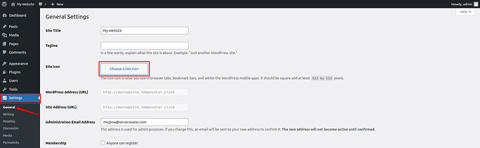 upload a favicon - Add a Favicon