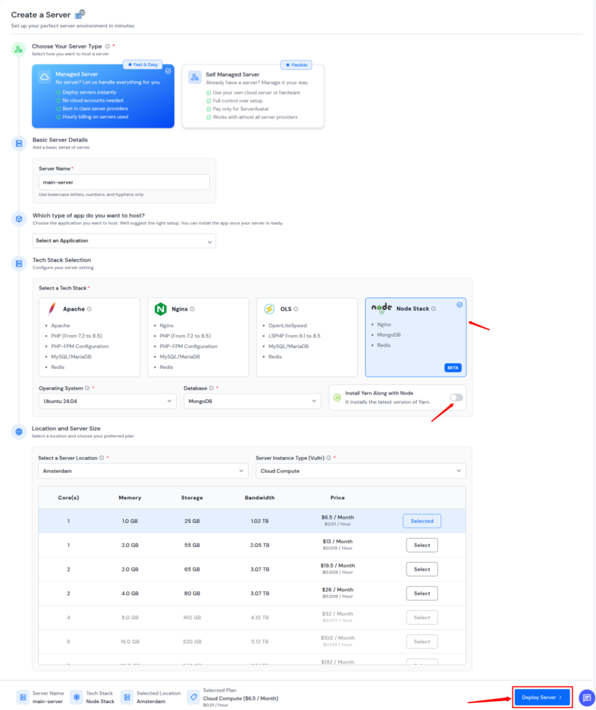 create server - Django vs Node.js