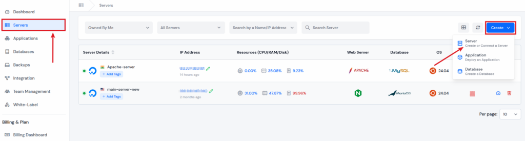 create server - OpenClaw