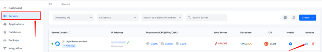 server dashboard - OpenClaw