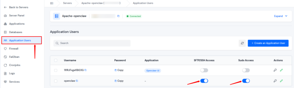 SFTP/SSH Enable - OpenClaw