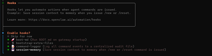 space key - OpenClaw