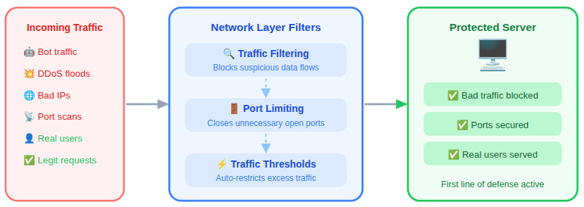 network level DDoS attacks