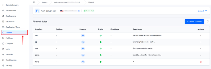 ServerAvatar Firewall - manage traffic spikes