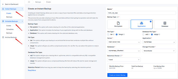 ServerAvatar Backup - manage traffic spikes