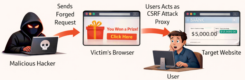 Cross-Site Request Forgery (CSRF) - Client-Side Security Threats