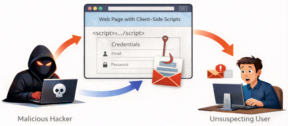 Phishing via Client-Side Scripts - Client-Side Security Threats