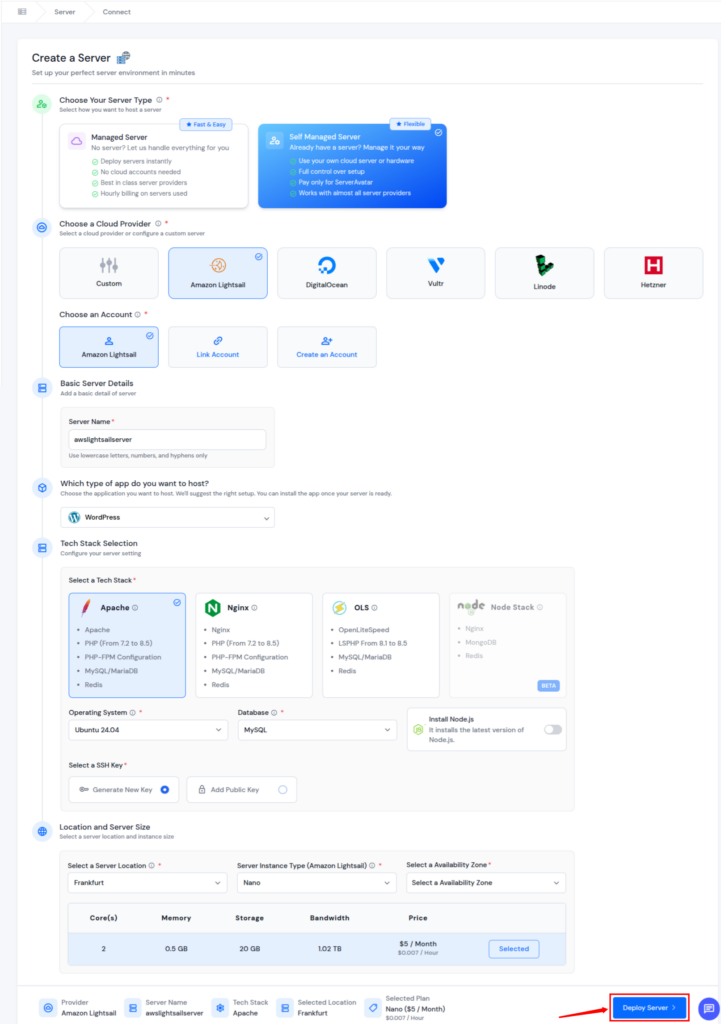 amazon lightsail integration - AWS Lightsail vs EC2