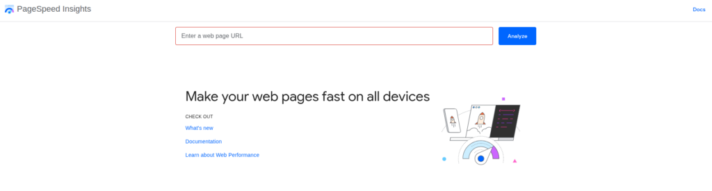 Google PageSpeed Insights - GTmetrix alternatives