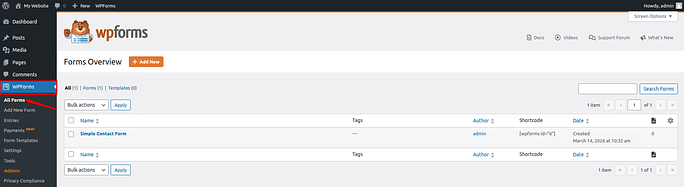 wpforms - Stop Contact Form Spam