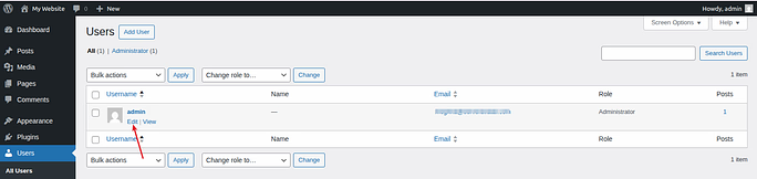edit - Change WordPress Admin Email