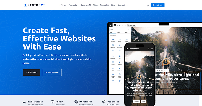 Kadence - WordPress Themes for Startups