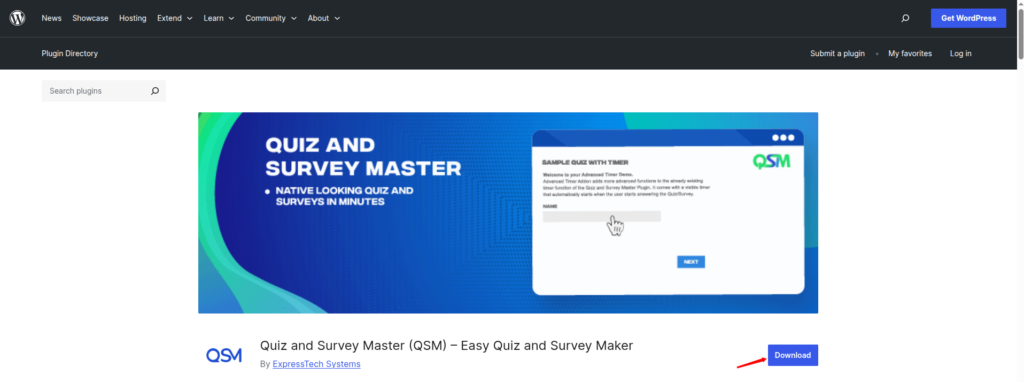 quiz and survey master - Update WordPress Plugins