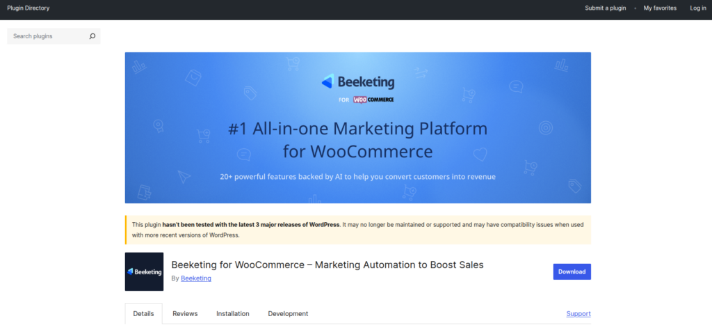beeketing - woocommerce reporting & analytics plugins