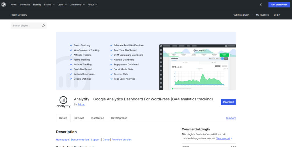 Analytify - Google Analytics plugins