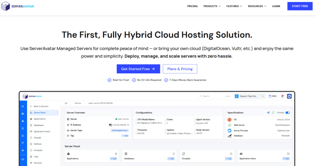 ServerAvatar - n8n Hosting