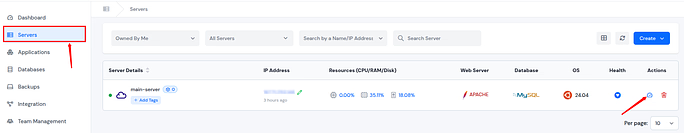 server dashboard - Integrate Telegram