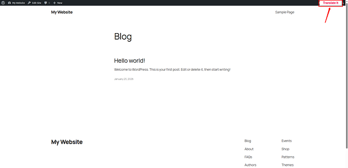 translator in website - Google Translate To WordPress